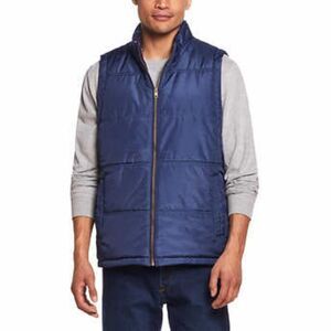 Weatherproof Vintage Men’s Flannel Lined Puffer Vest